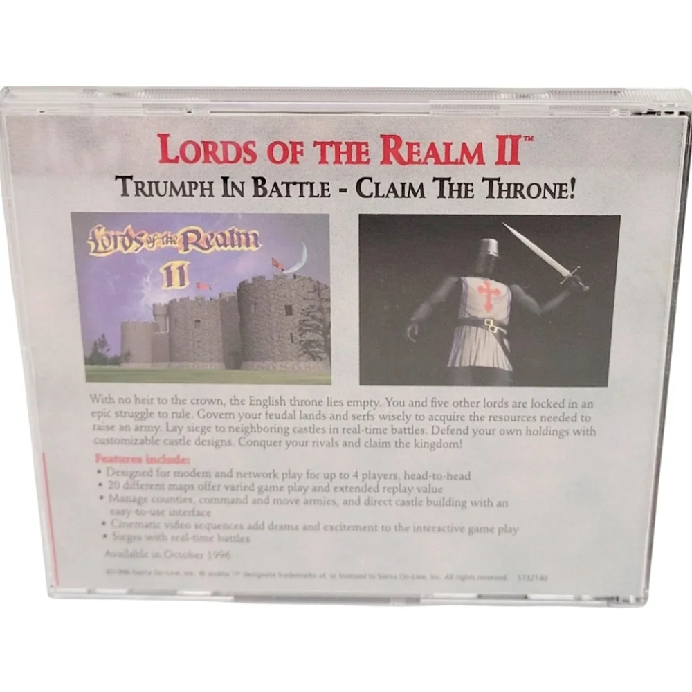 Robert E. Lee Civil War General (1996, PC CD-ROM) WIN 95/WIN 3.1 Sierra Big Box